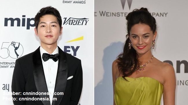 song joong ki akan menikah dengan katy louise saunder